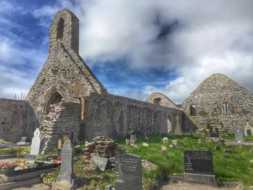 Ballinskelligs Abbey in Ireland