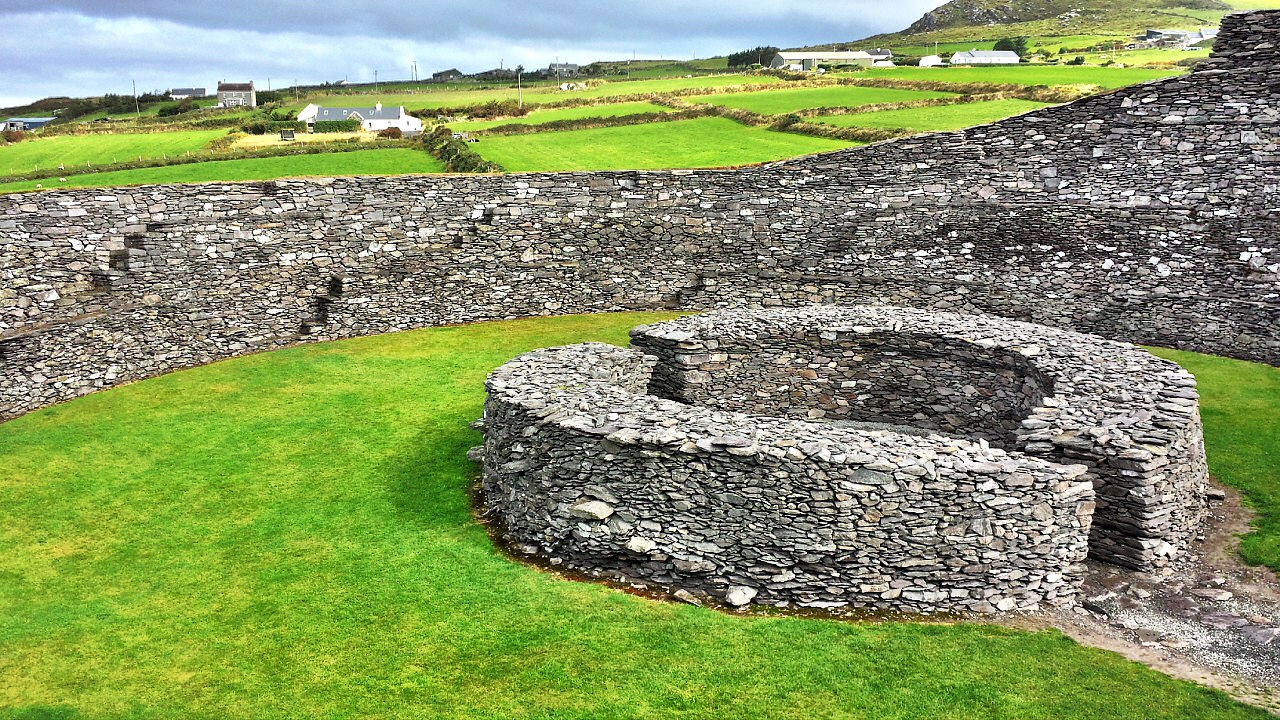 Cahergall Stone Fort in Ireland