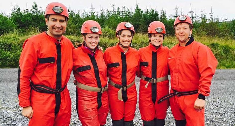 Caving in The Burren in Ireland