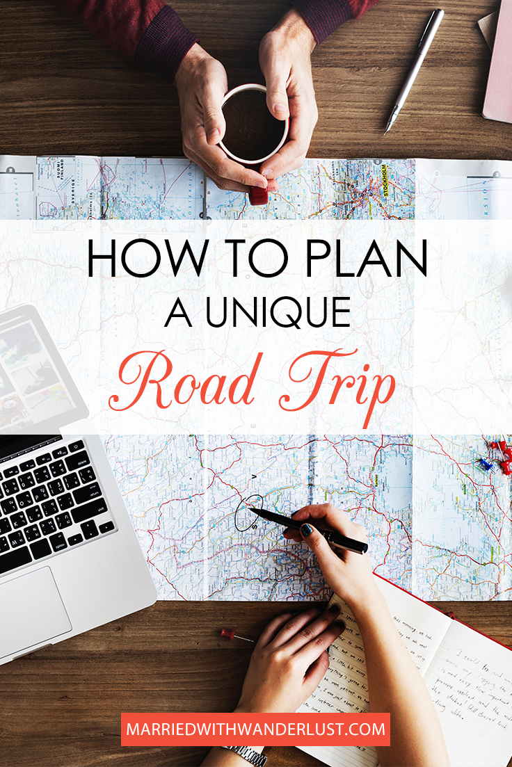 How to plan a unique road trip pinterest image