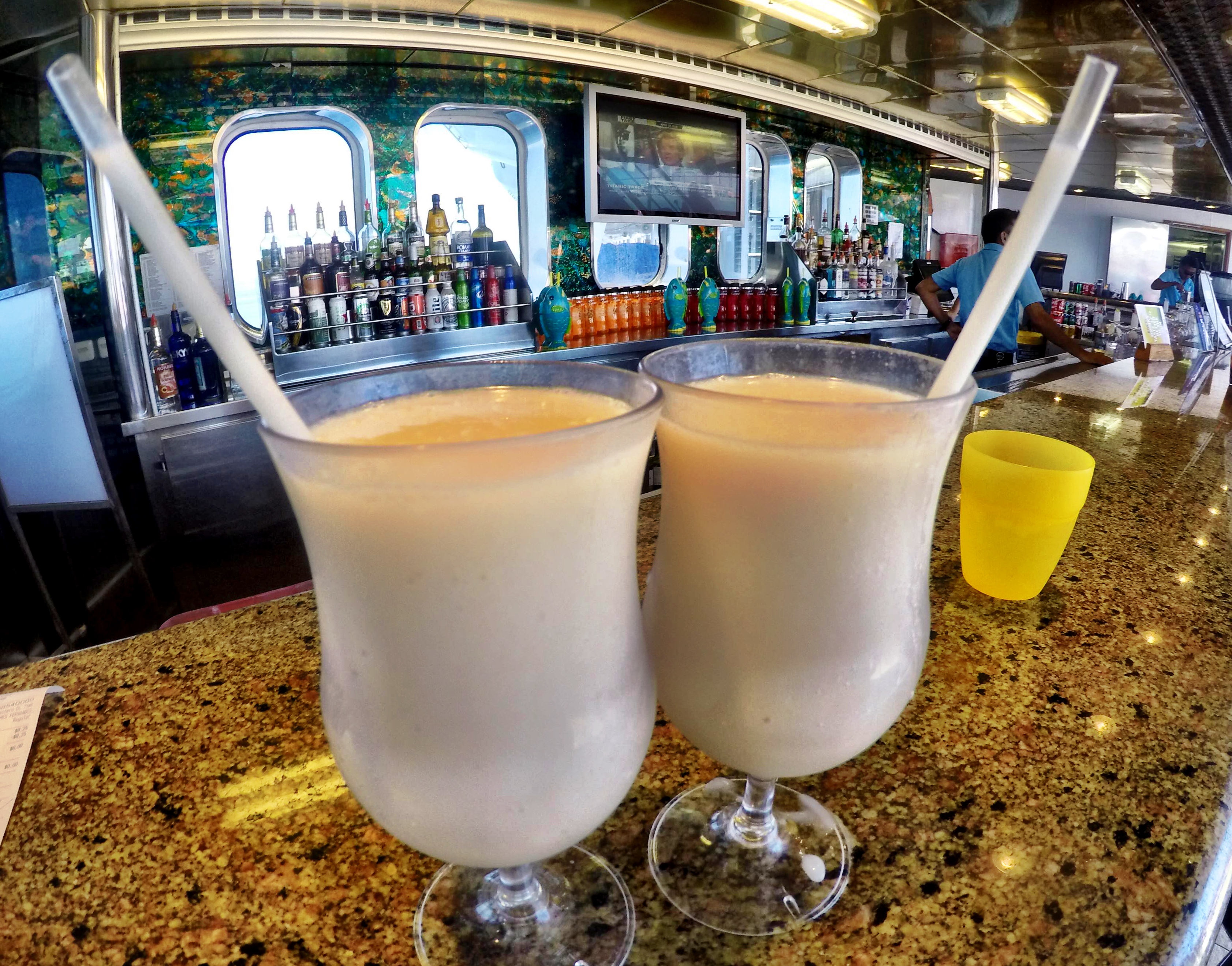 Sipping Pina Coladas on a Cruise Ship