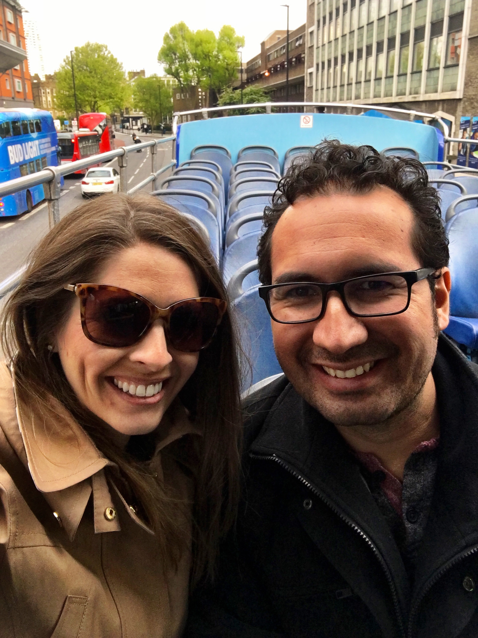 Double decker bus tour in London