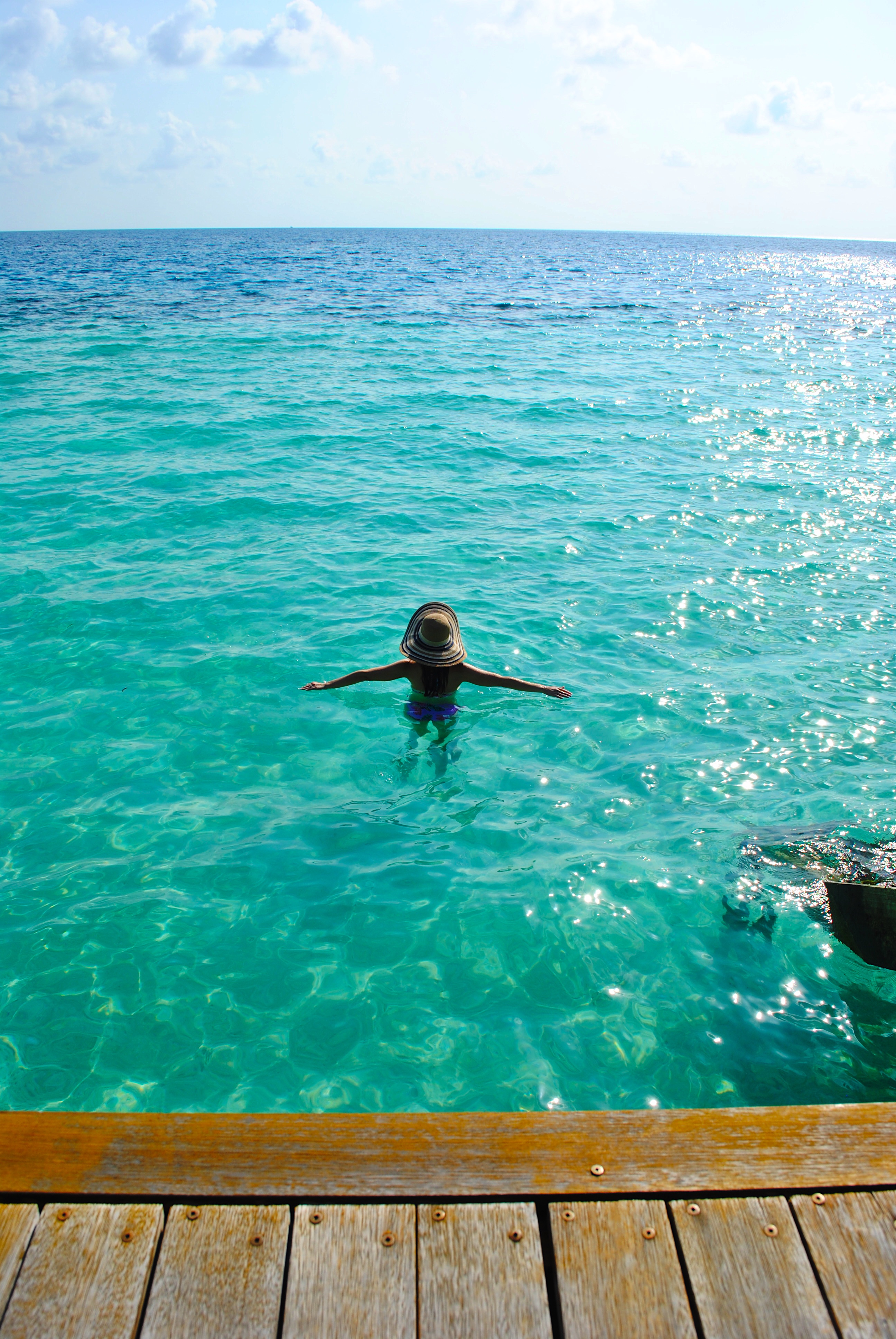 Kristy Williford in Maldives