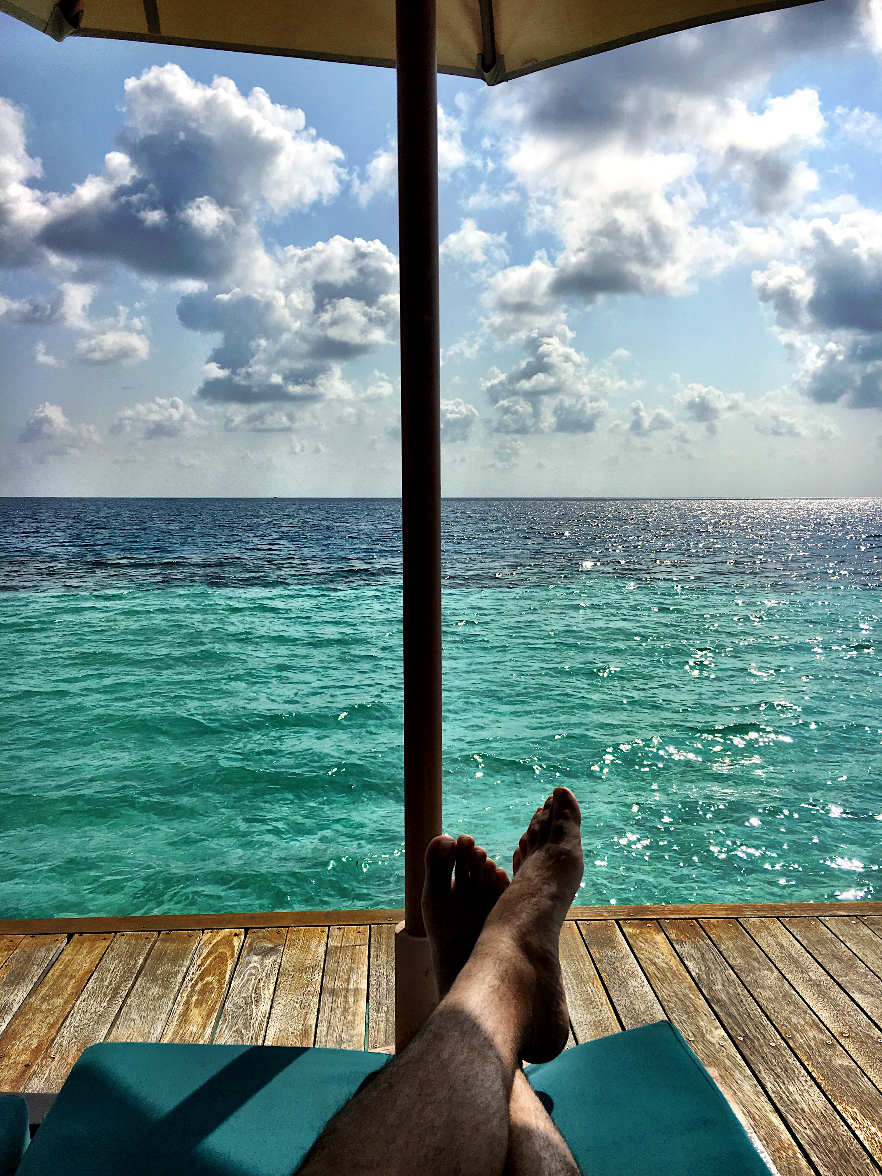 Maldives - Veligandu - View from Bungalow