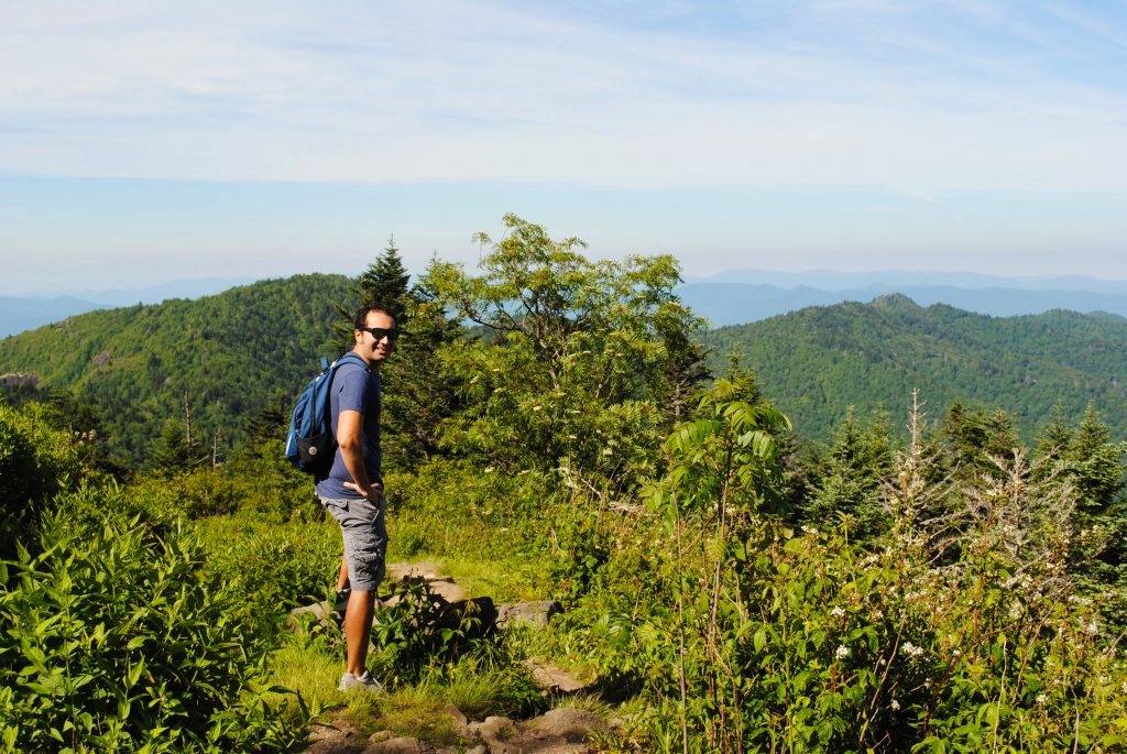 Hiking in North Carolina's Blue Ridge Mountains