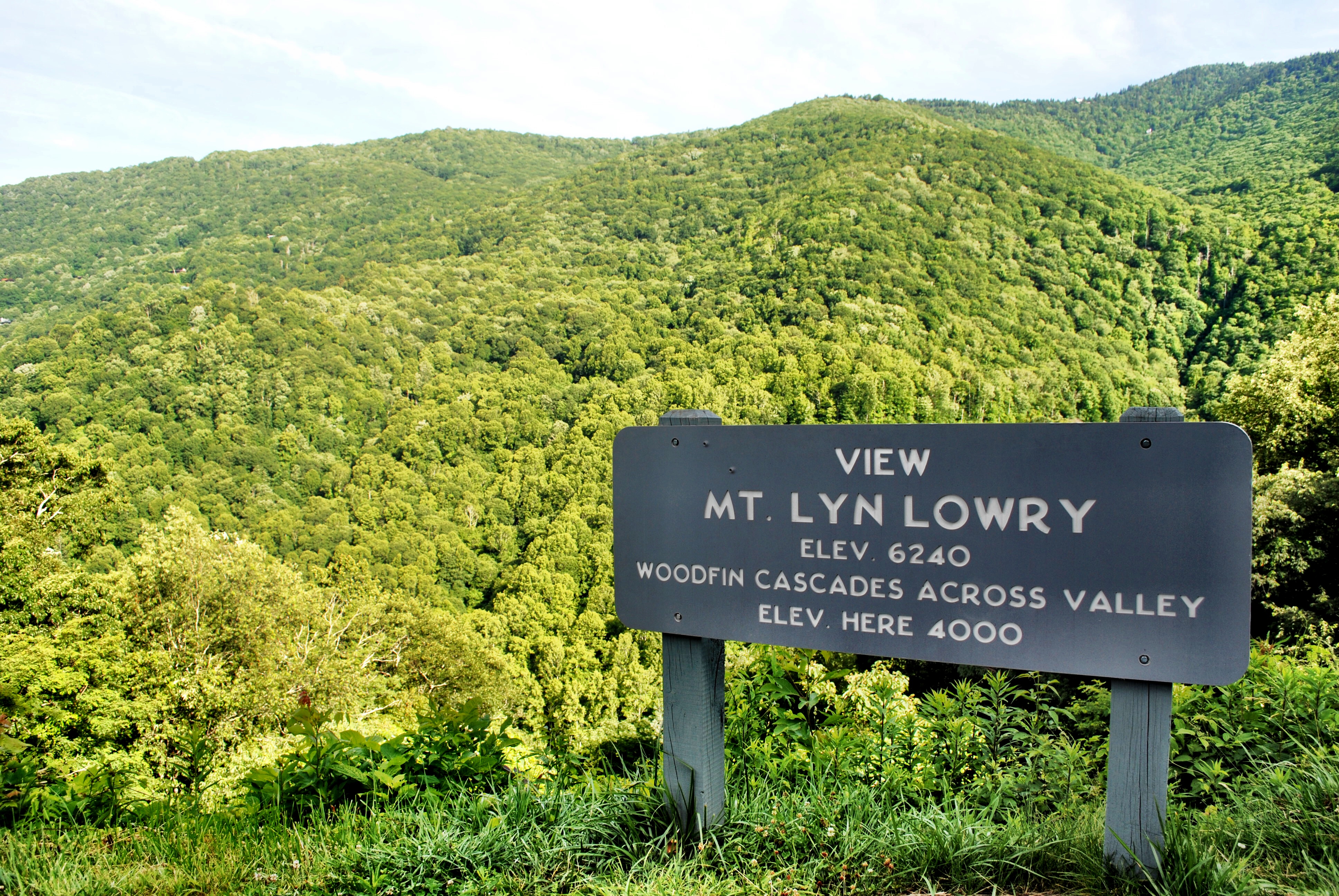 North Carolina - Blue Ridge Parkway - Mt Lyn Lowry Overlook