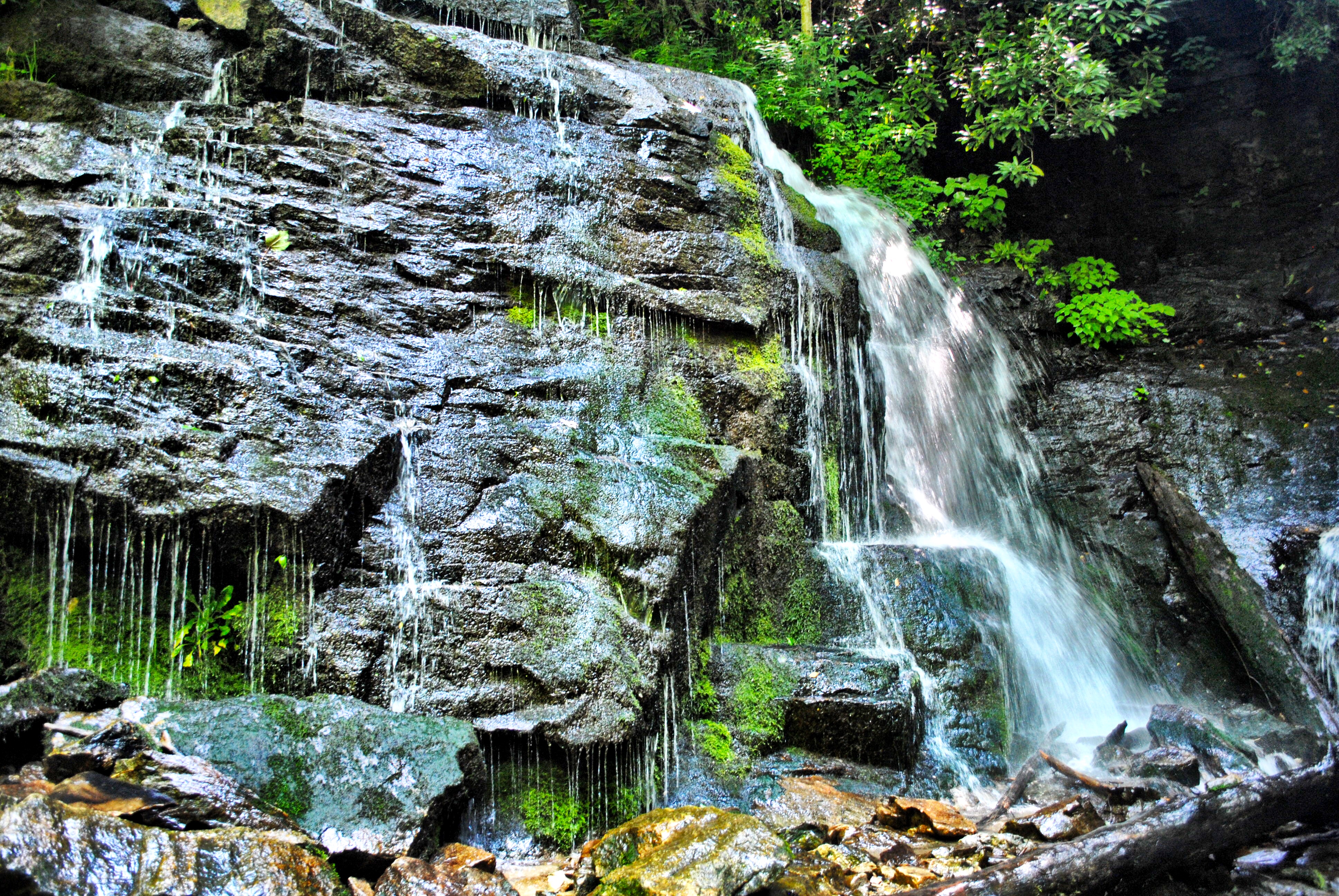 Soco Falls in Cherokee North Carolina