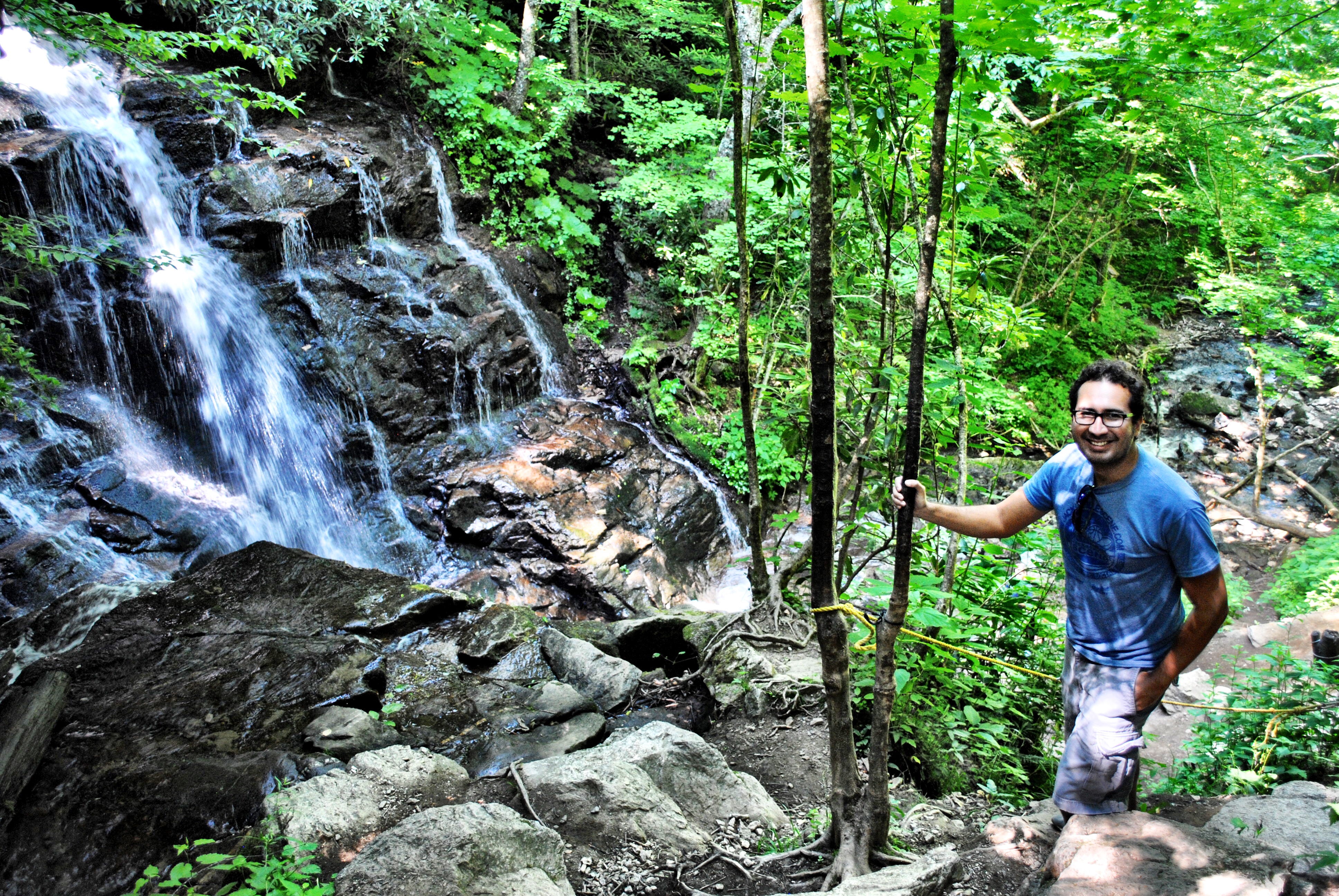 Soco Falls in Cherokee North Carolina