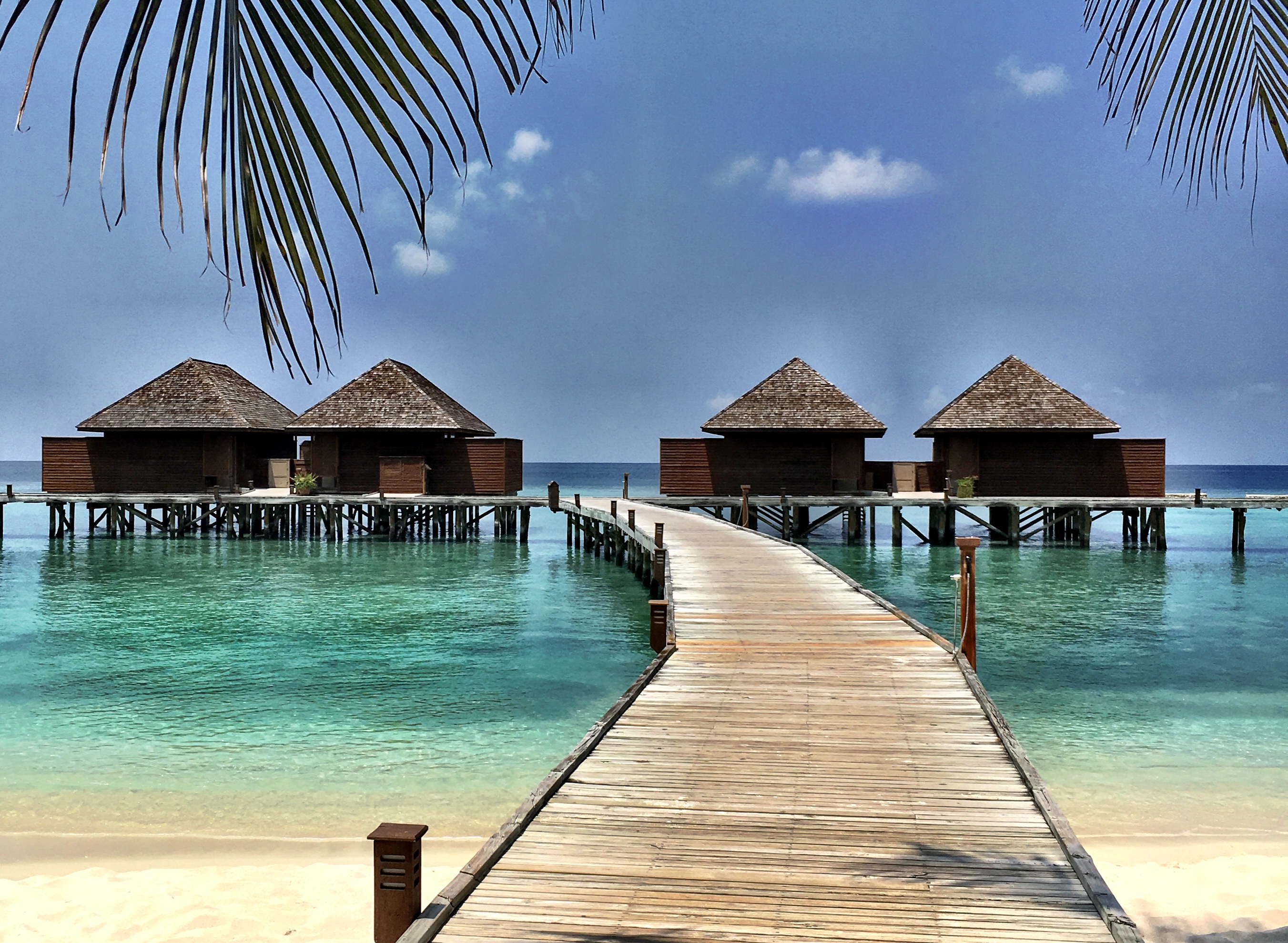 Veligandu Island - Maldives - Overwater Bungalows View