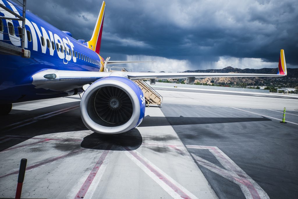 Southwest airlines plane