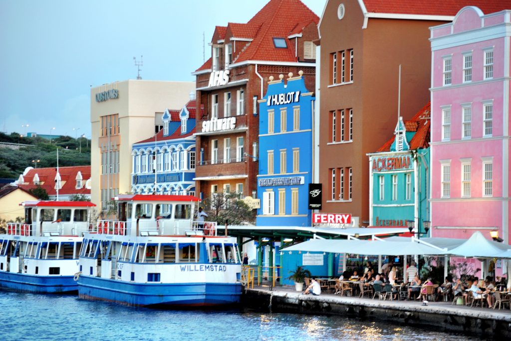 The colorful town of Willemstad, Curacao