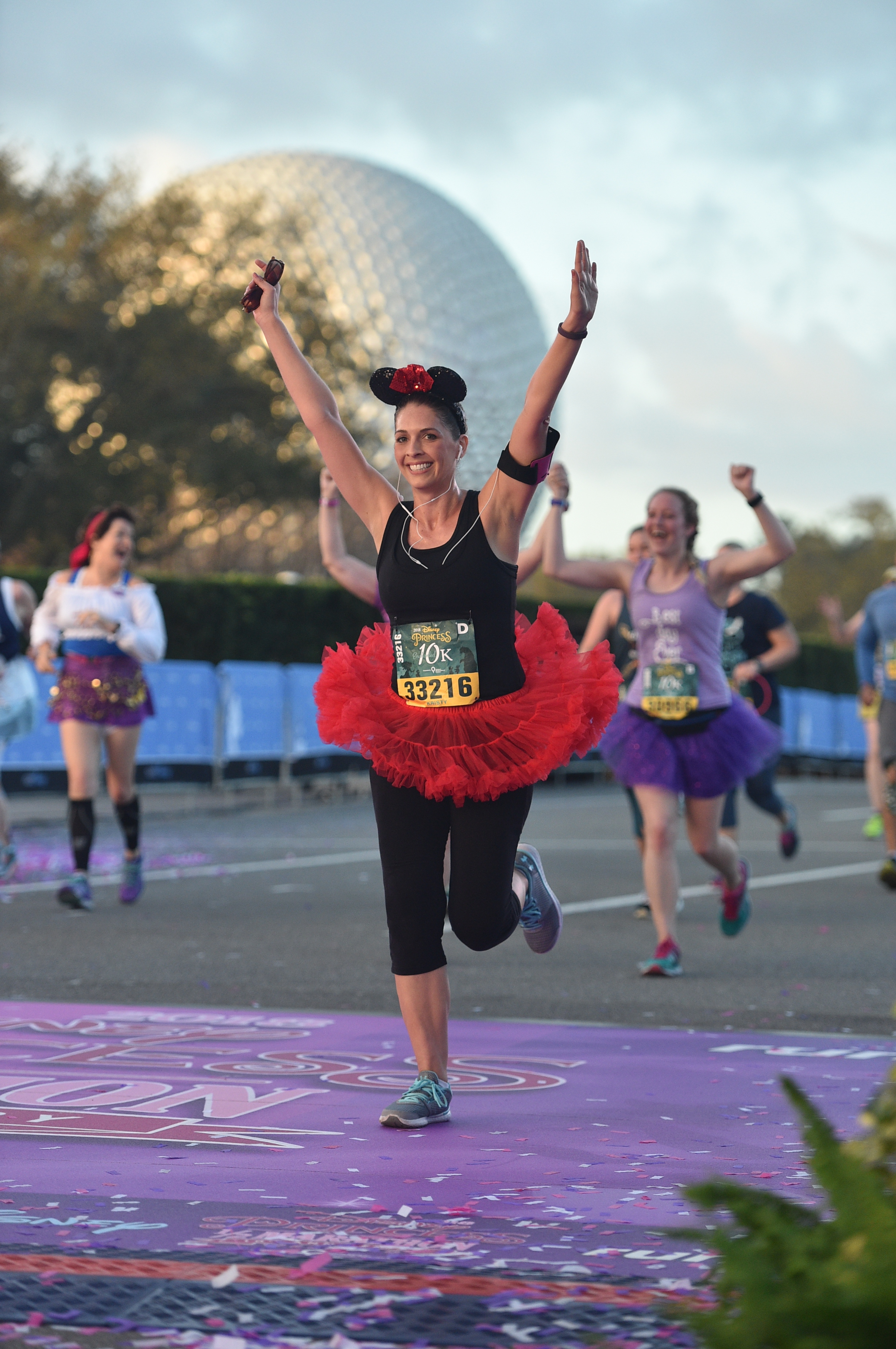 Disney Race - Enchanted 10K - RunDisney finish line