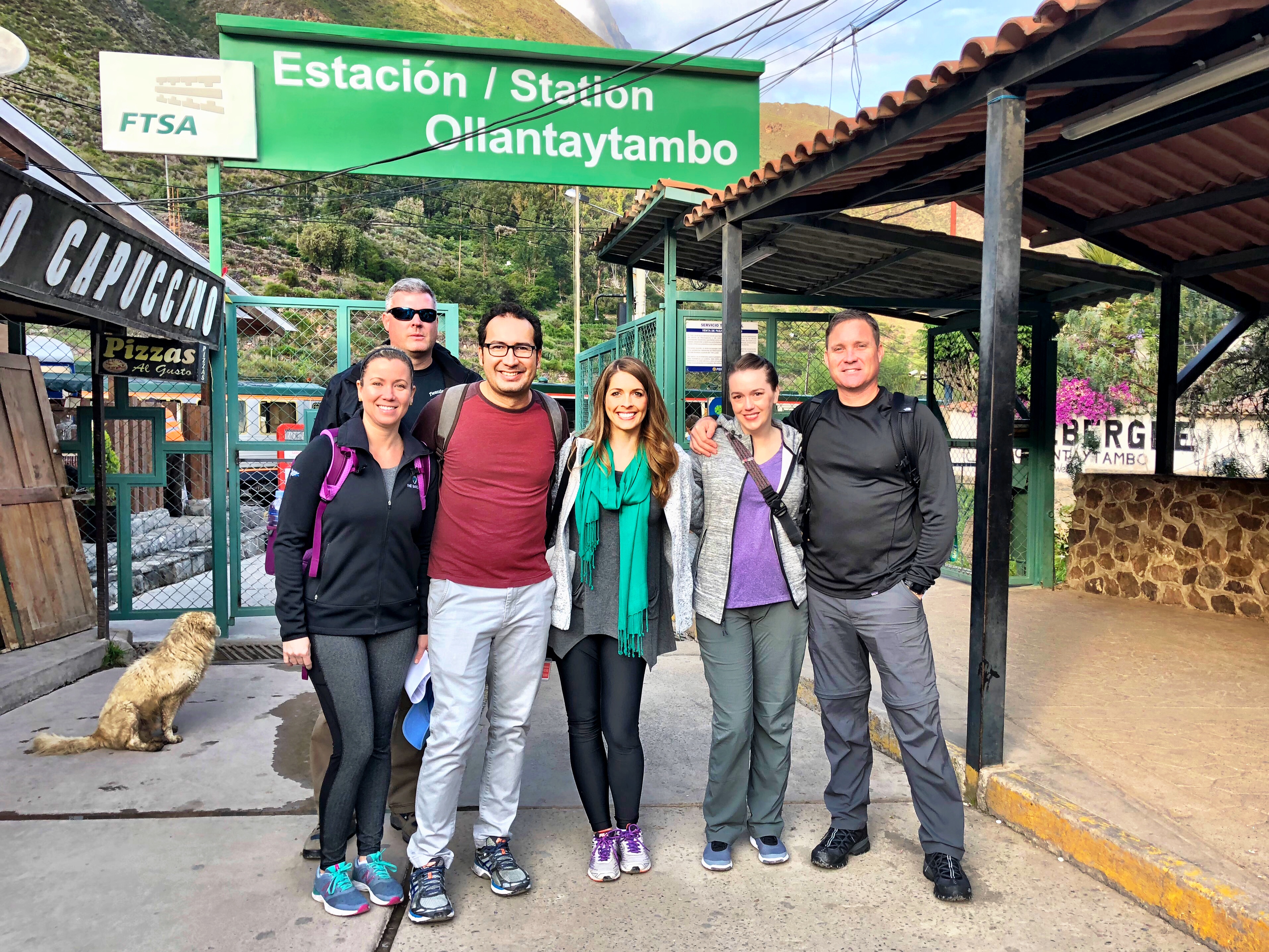 Ollantaytambo Station for the Train to Machu Picchu