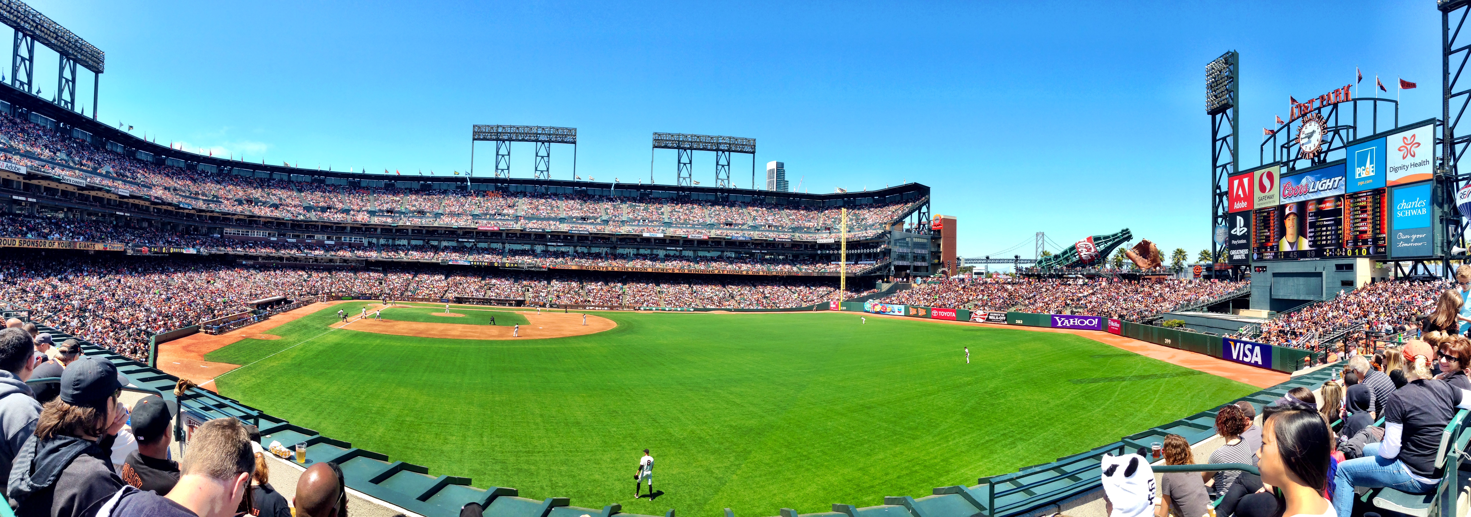 Visiting ATT Park in San Francisco 