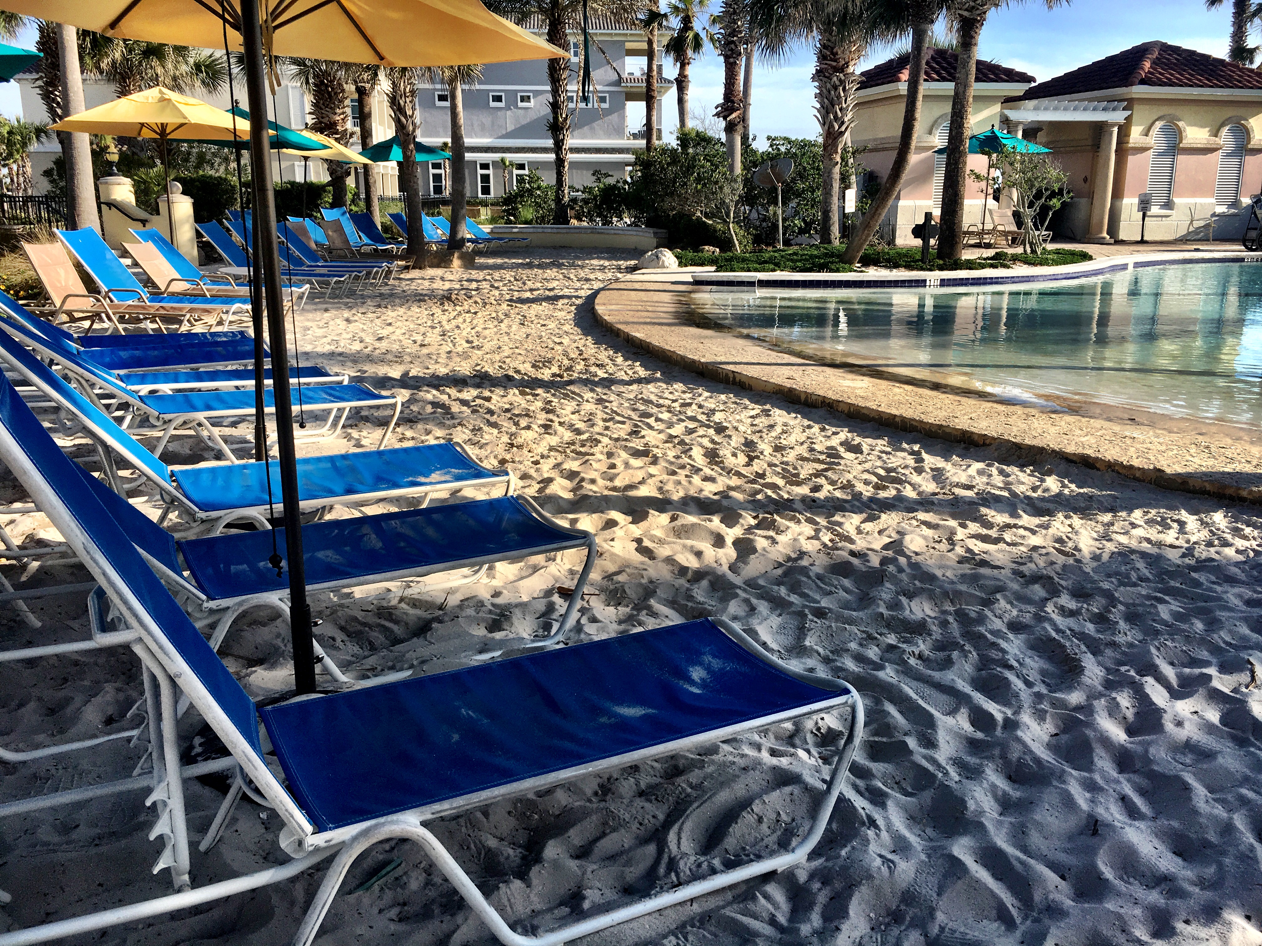 Hammock by outlet the beach