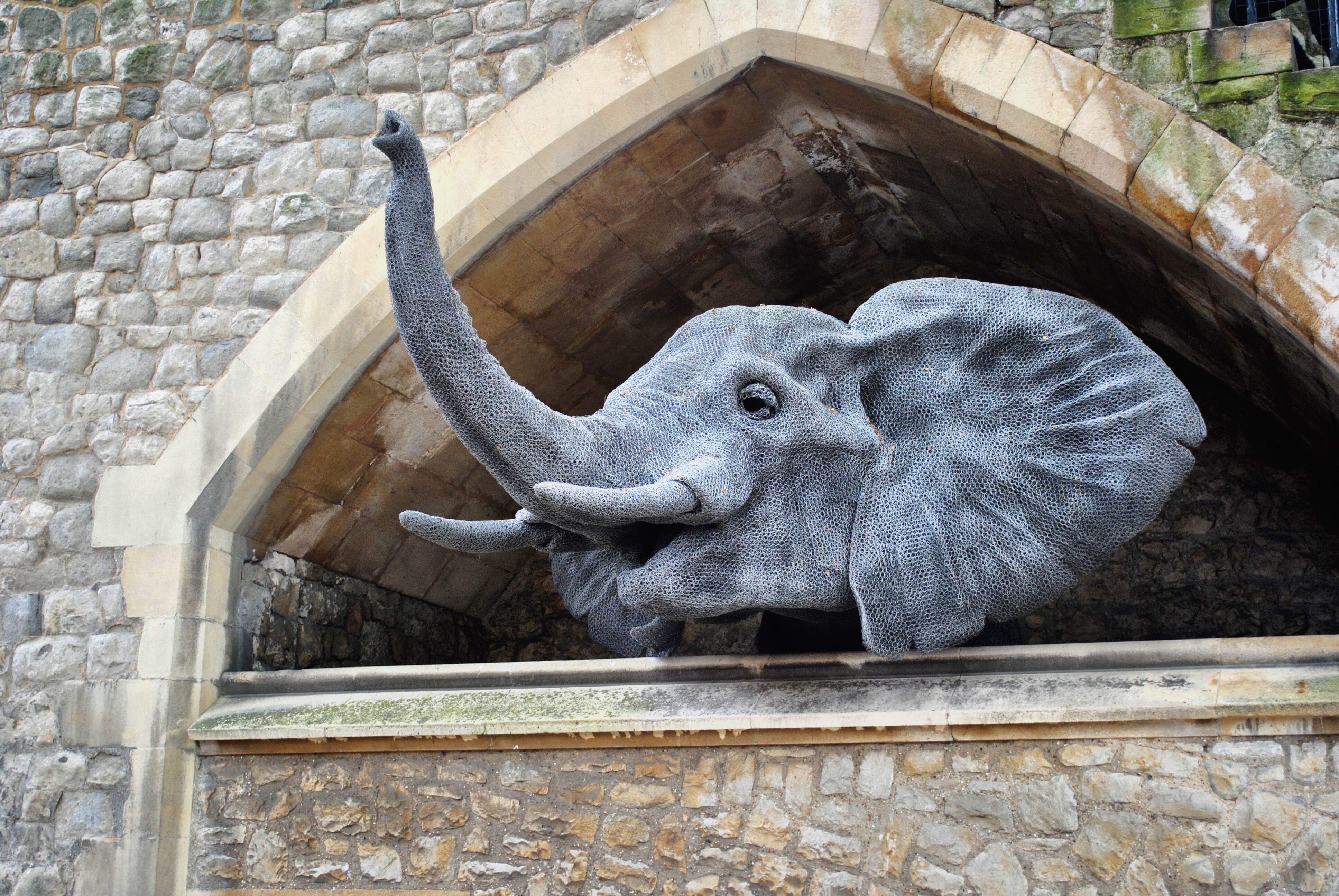 Elephant Sculpture at the Tower of London