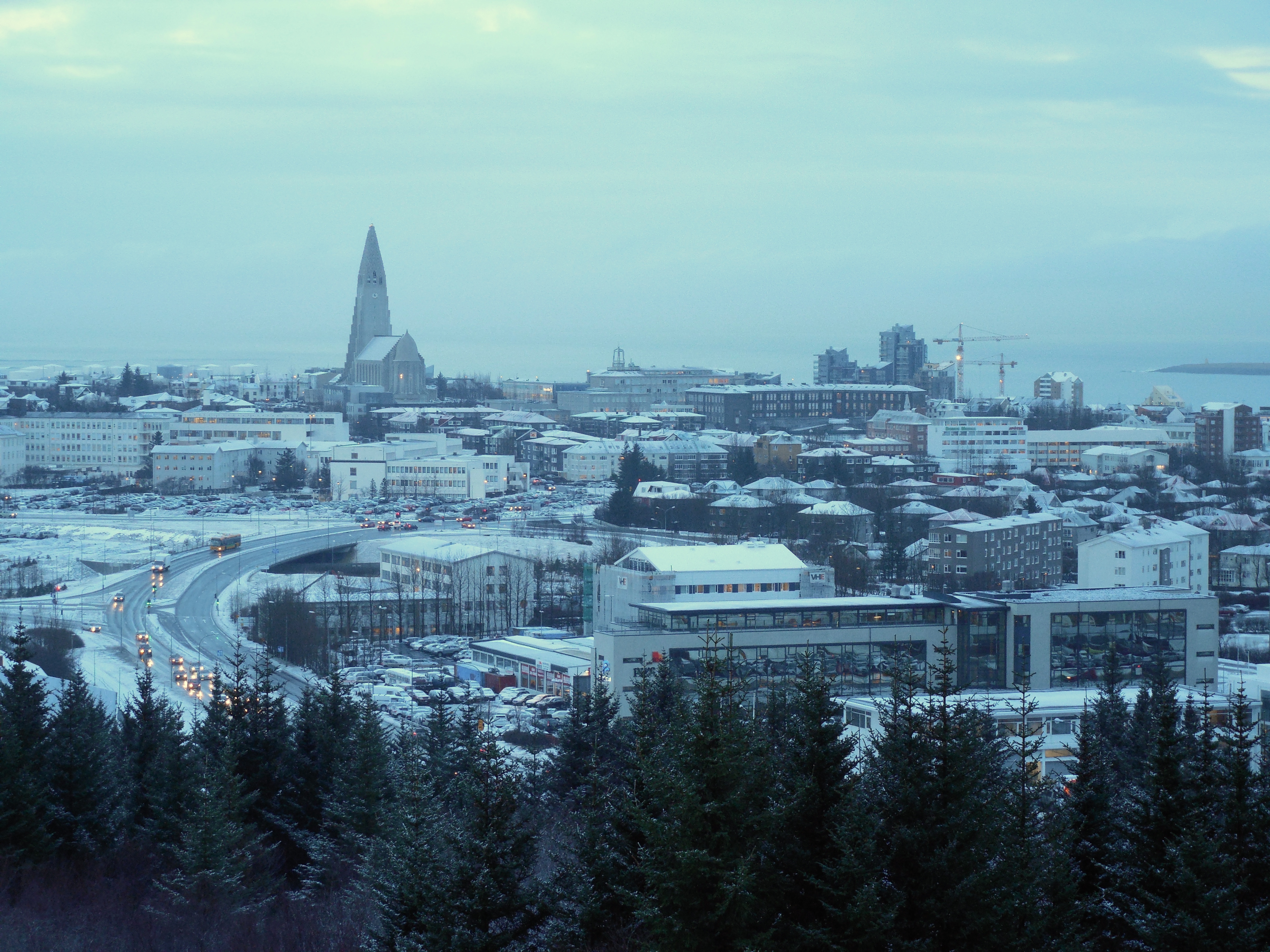 Perlan Museum Observation Deck in Reykjavik, Iceland