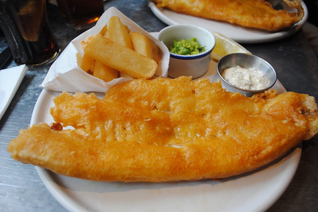 Fish and Chips at The Old Star in London