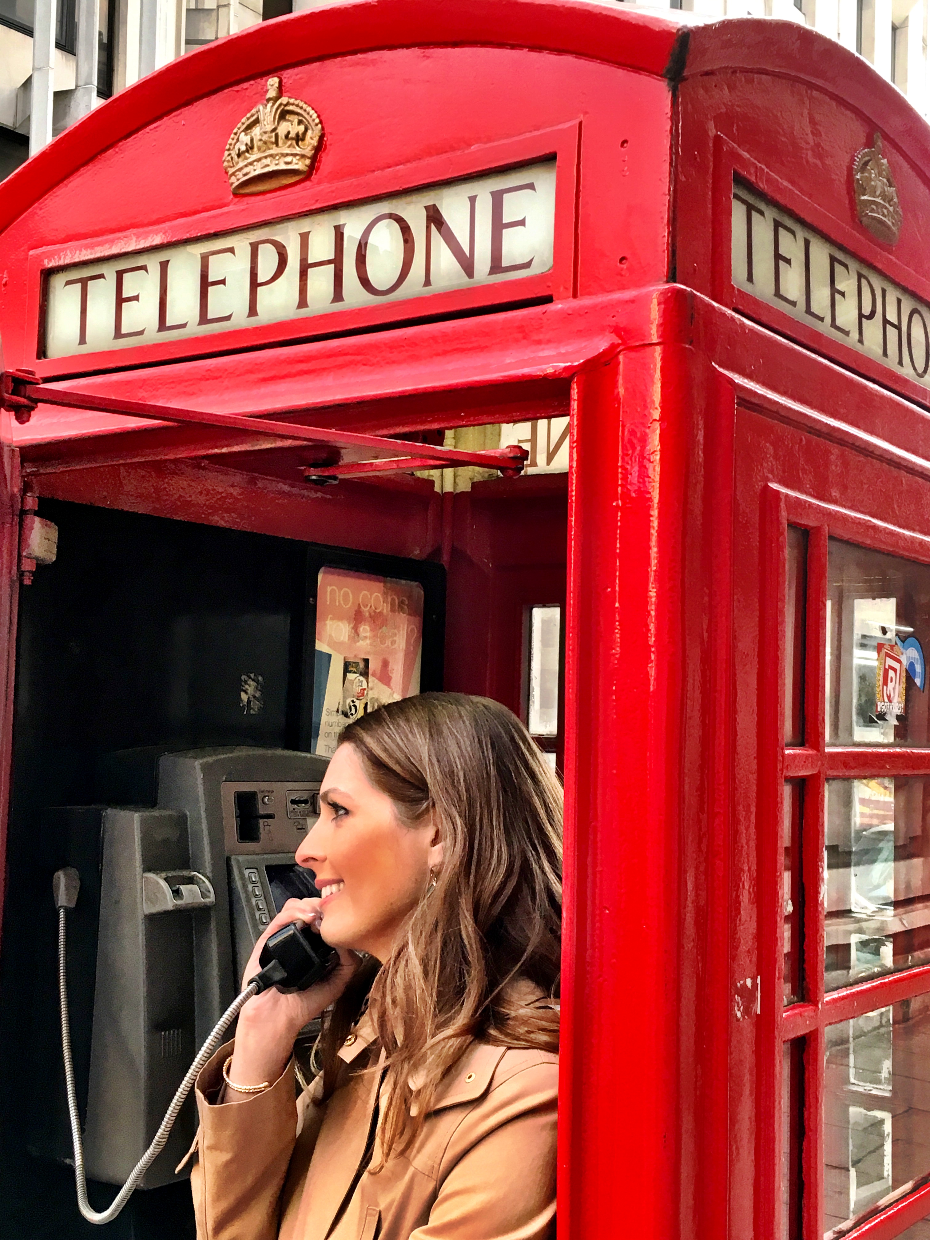 Take a Photo in a London Phone Booth