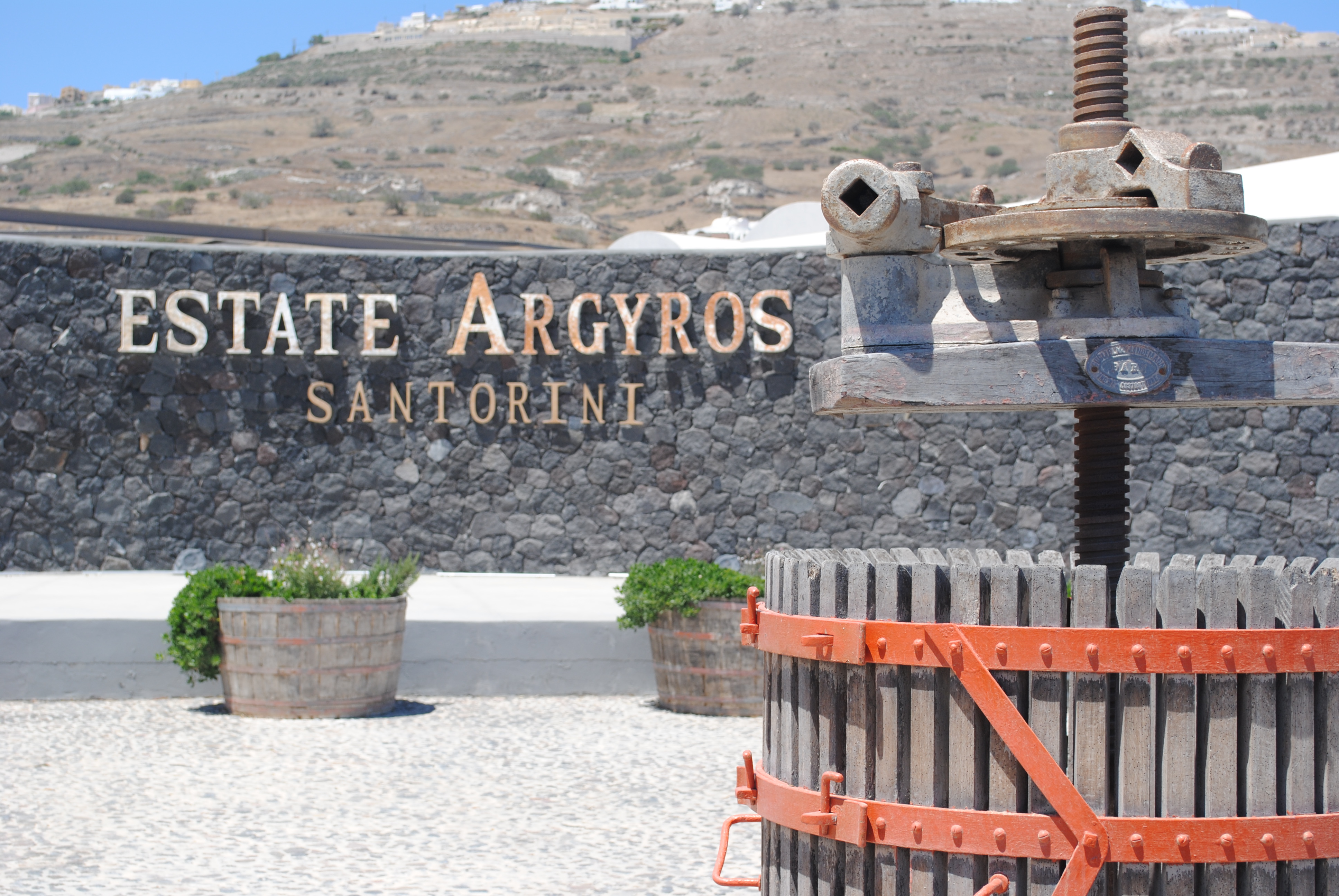 Wine Tasting at Estate Argyros in Santorini