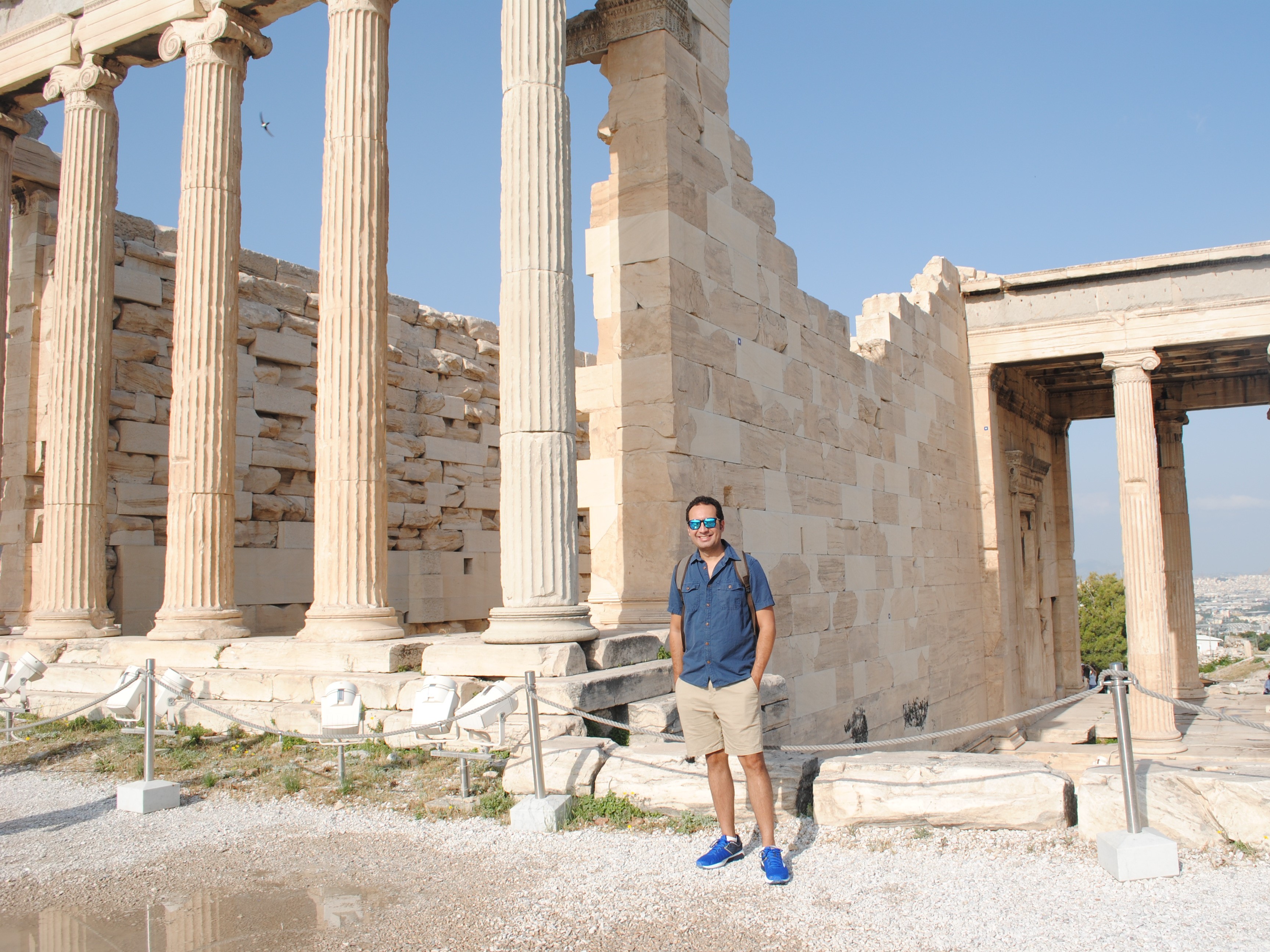 Arrive early to the Acropolis in Athens, Greece