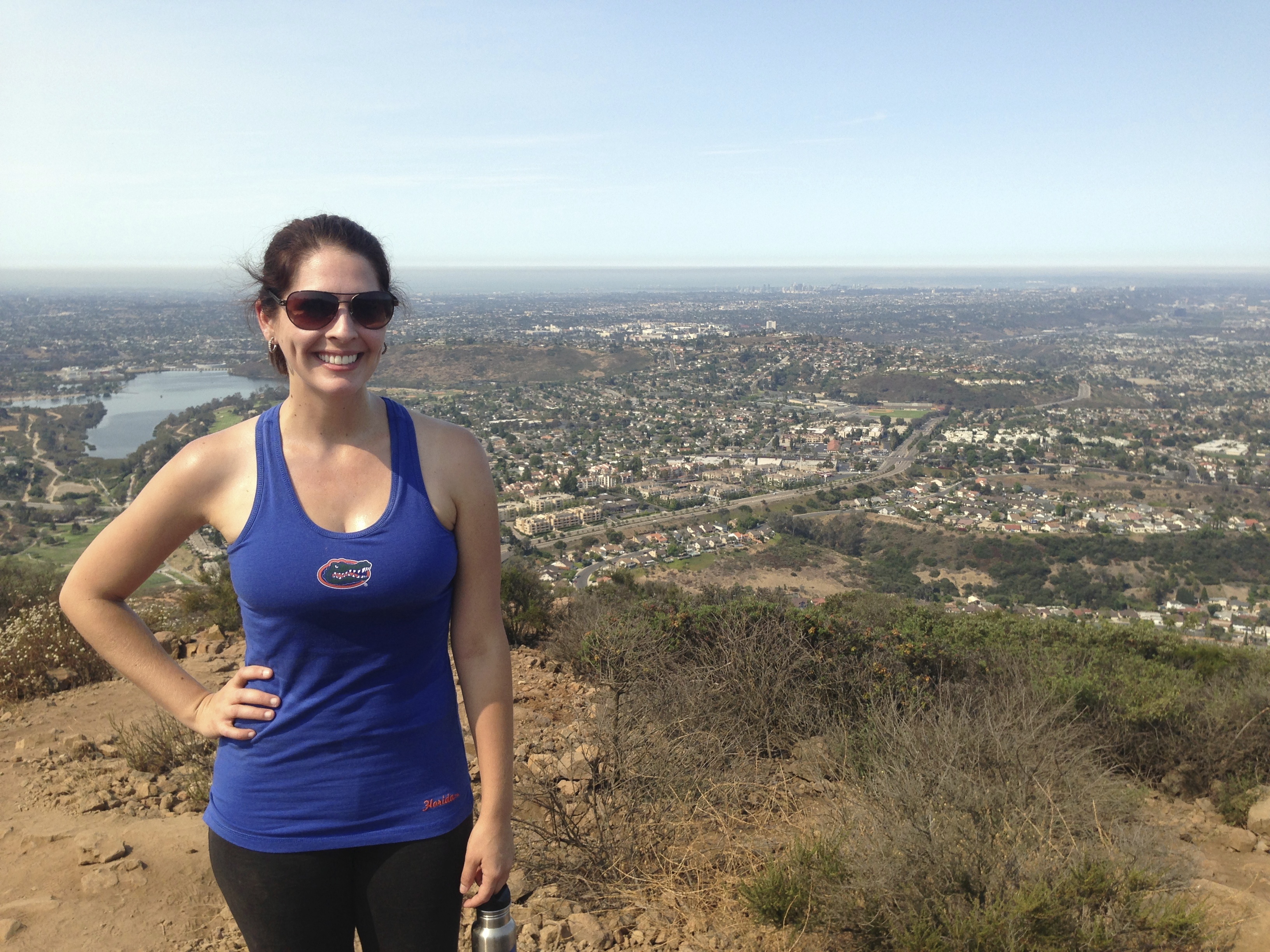 Go hiking at Cowles Mountain in San Diego, California