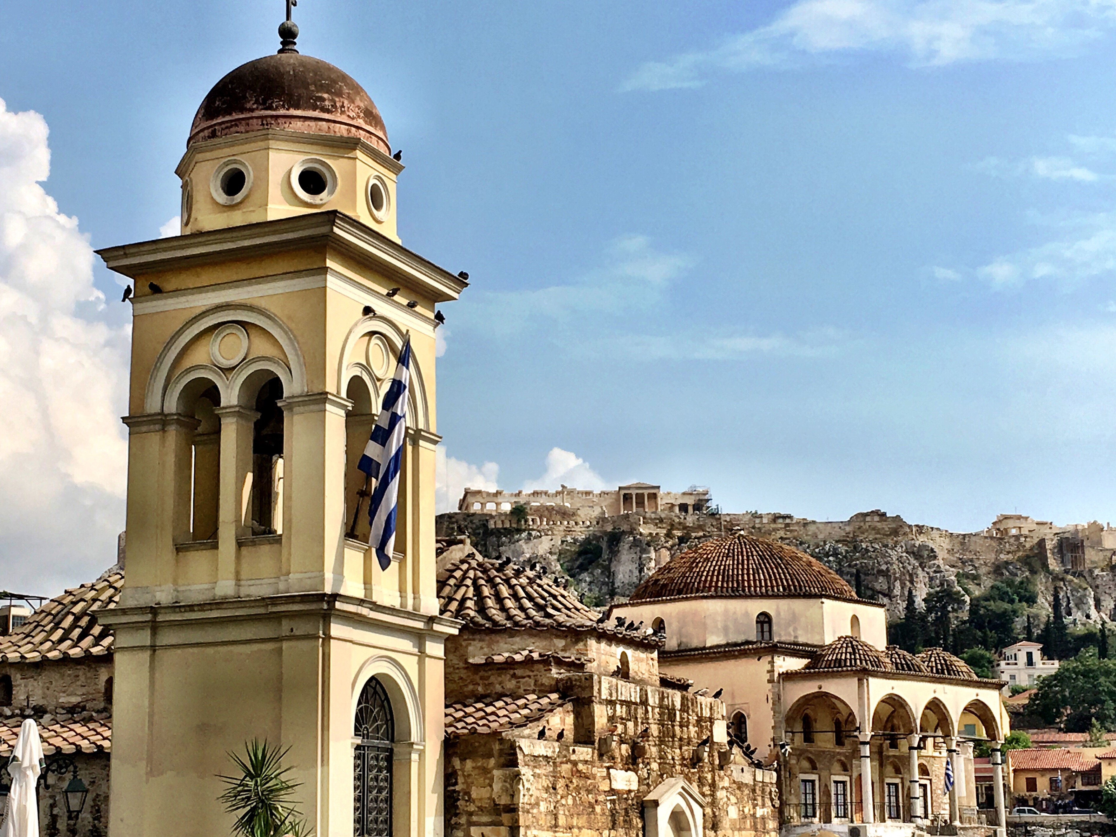 Monastiraki Square in Athens, Greece