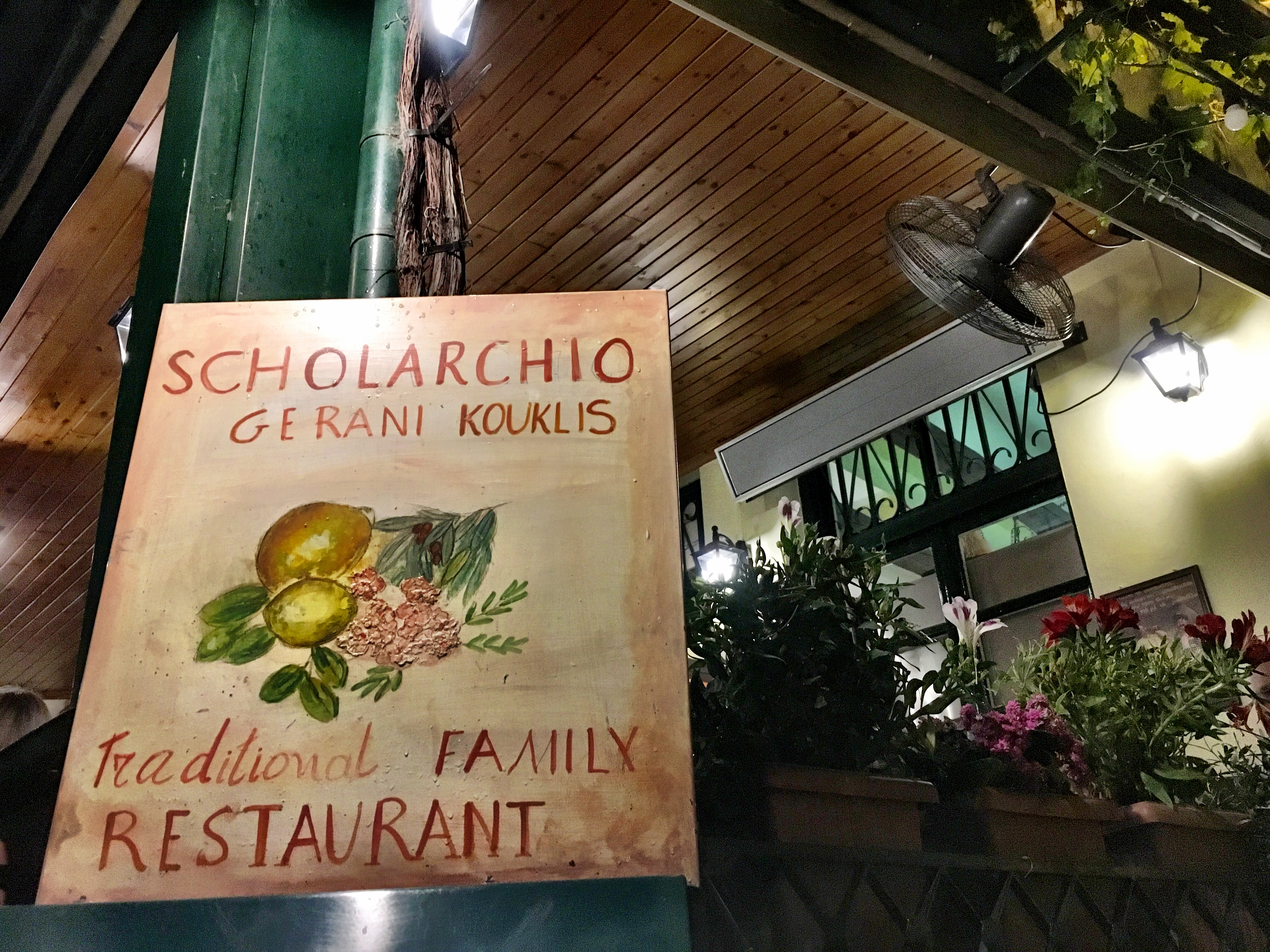 Scholarchio restaurant in Athens, Greece