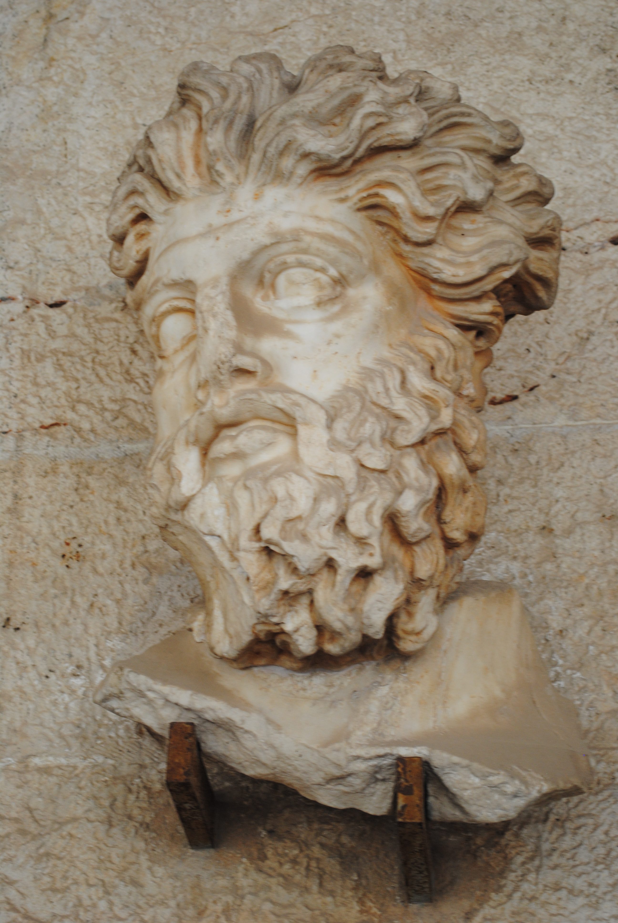 Sculpture at the Stoa of Attalos in Athens