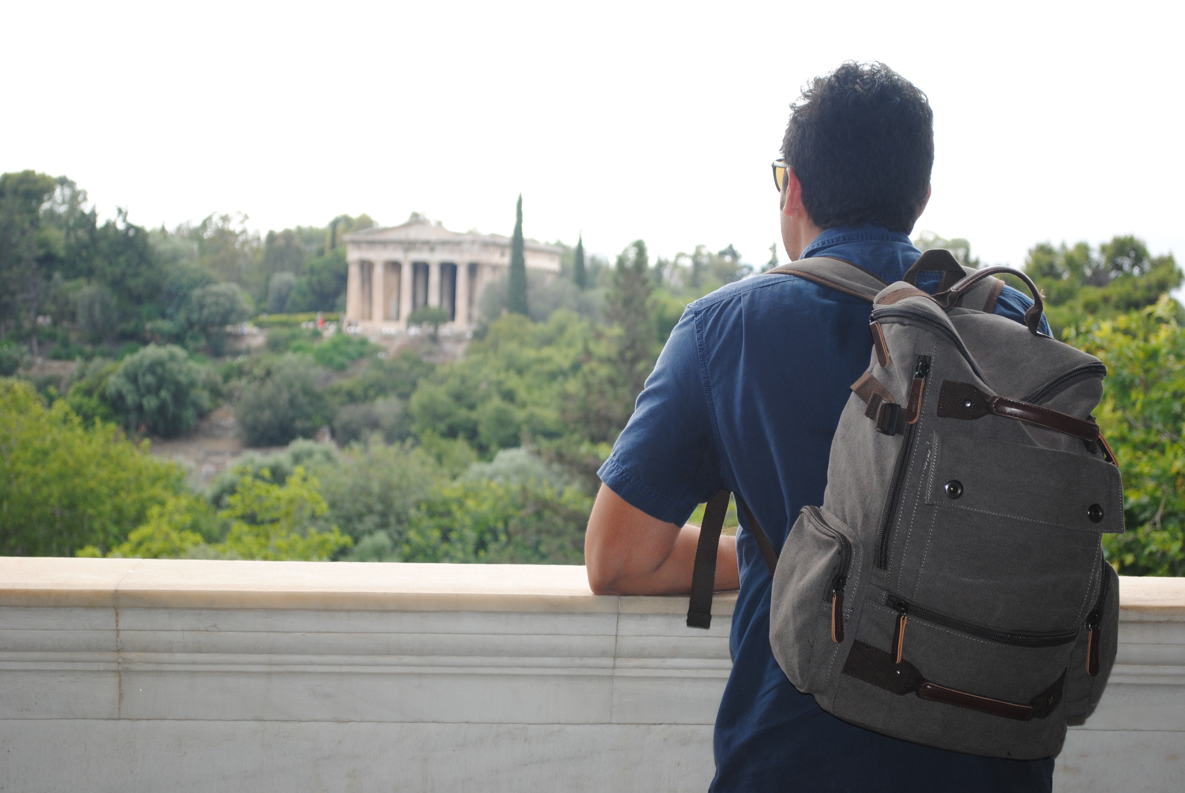 View from the Stoa of Attalos in Athens