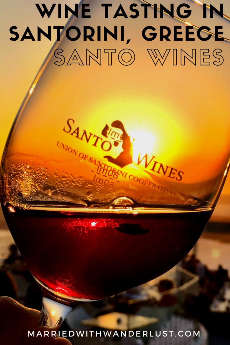 Review of the Wine Tasting in Santorini, Greece at Santo Wines