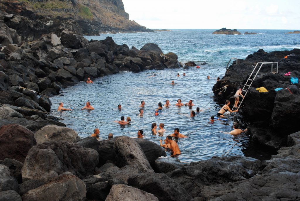 Ferraria Hot Springs, Sao Miguel Island, Azores