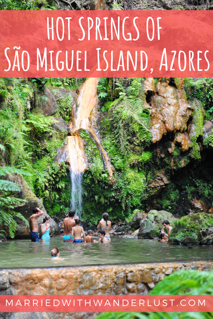 Hot springs in the Azores: São Miguel Island,