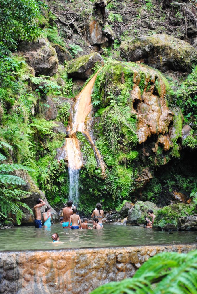 Take A Dip In The Caldeira Velha Hot Springs Sao Miguel Island Azores Married With Wanderlust