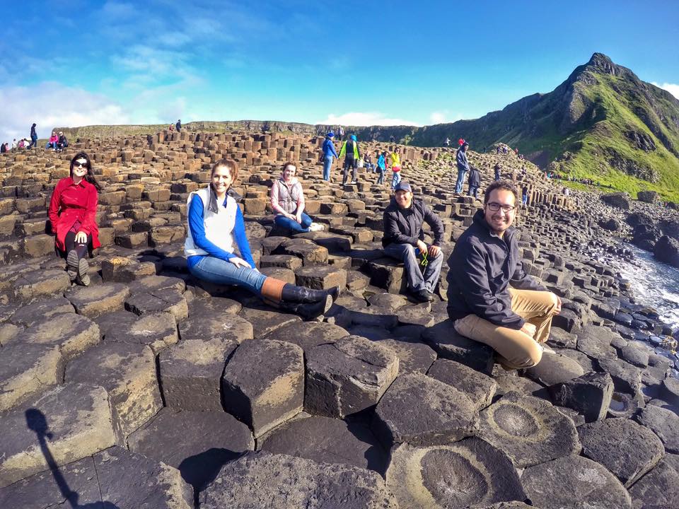 Hanging out at the Giant's Causeway