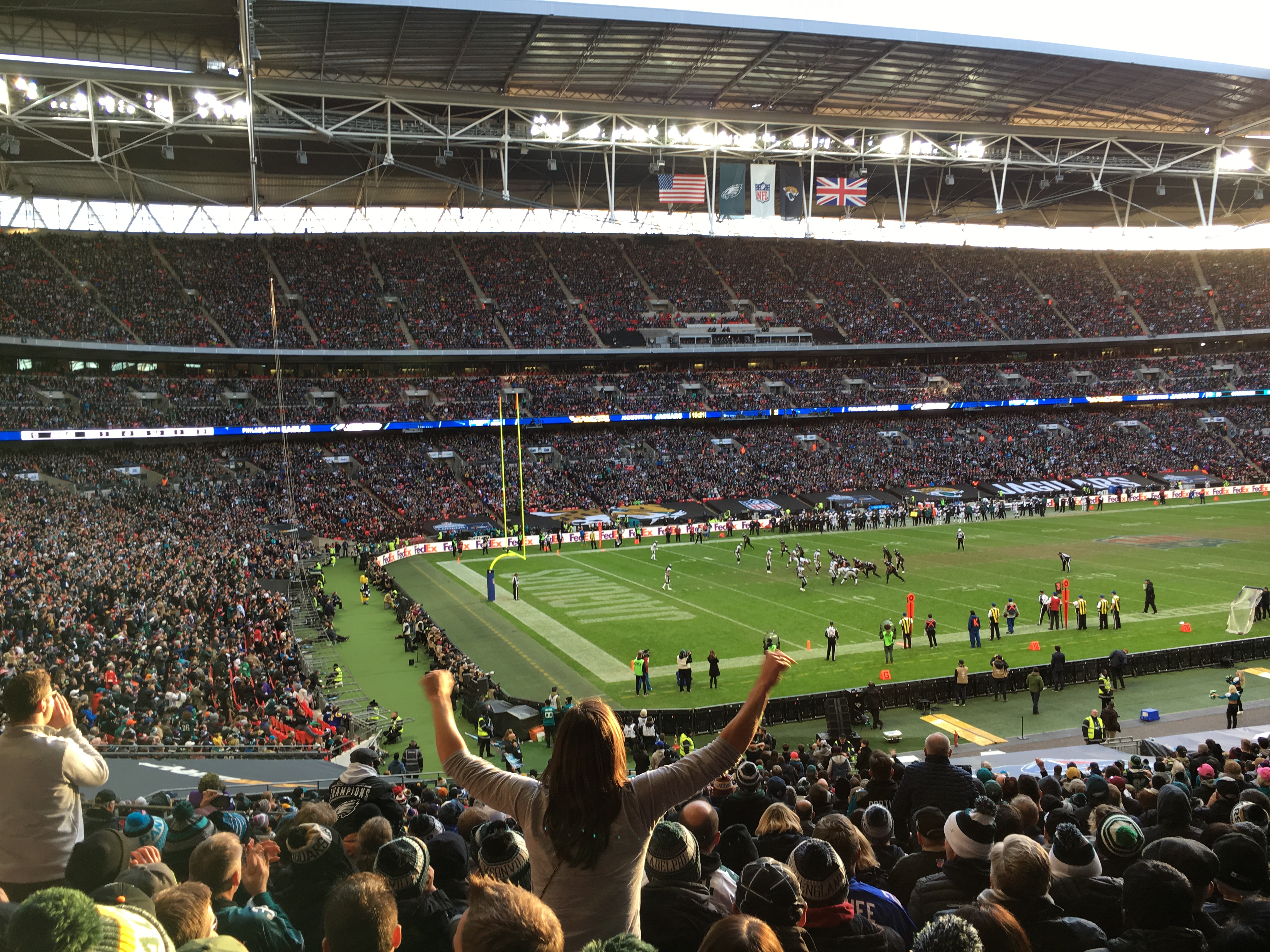 Watching an NFL game in London