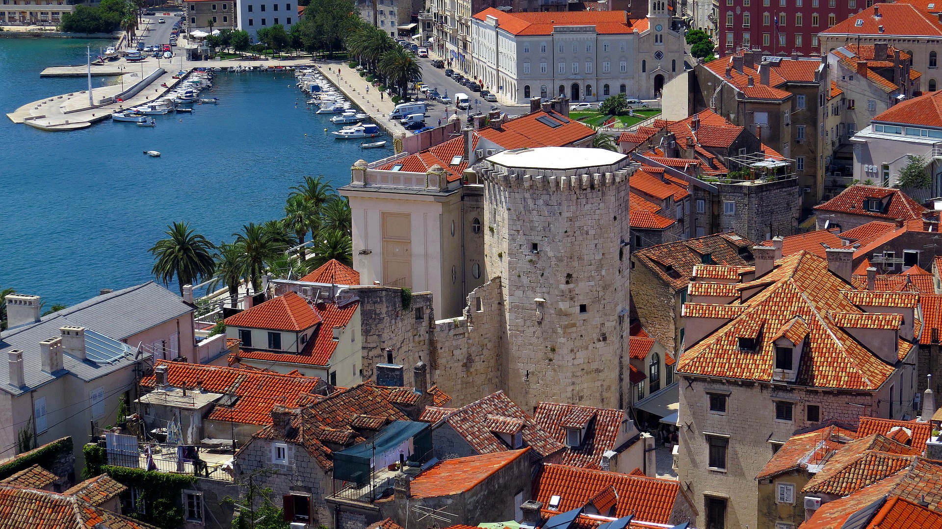 Port at Split, Croatia