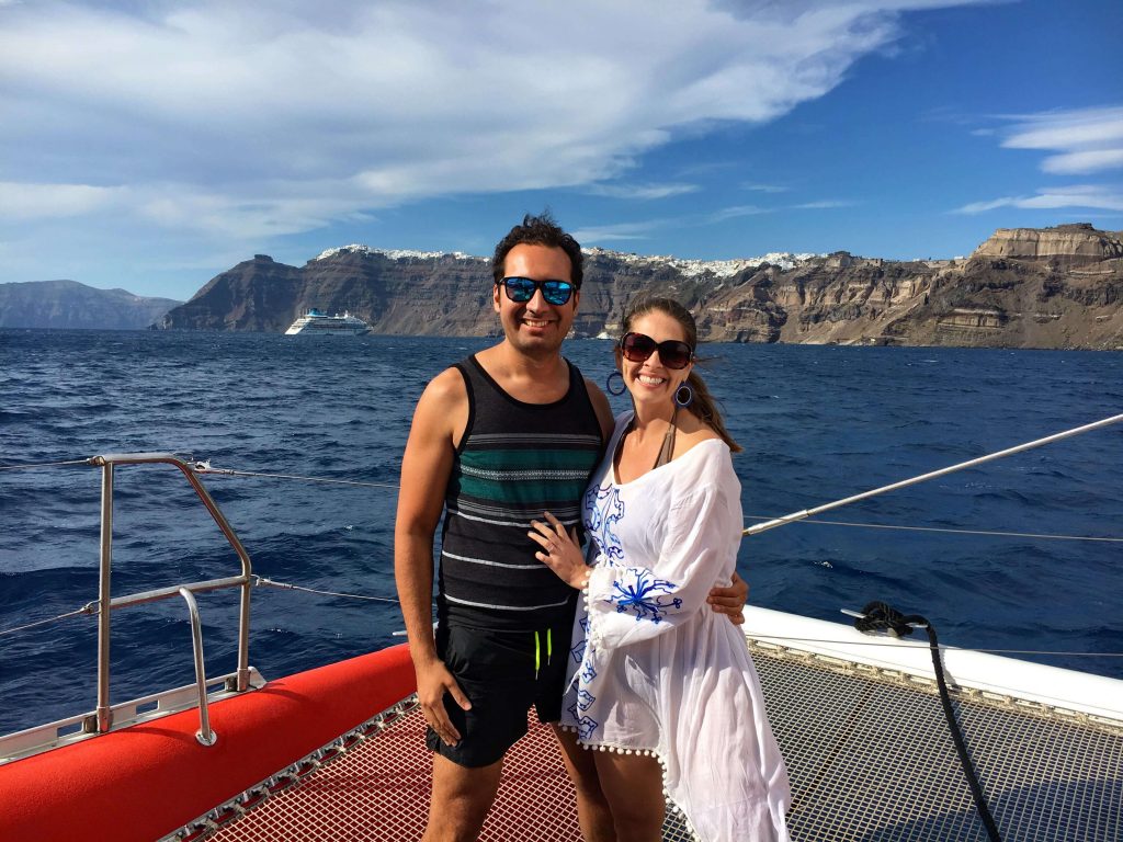 Sunset cruise with Santorini Sailing