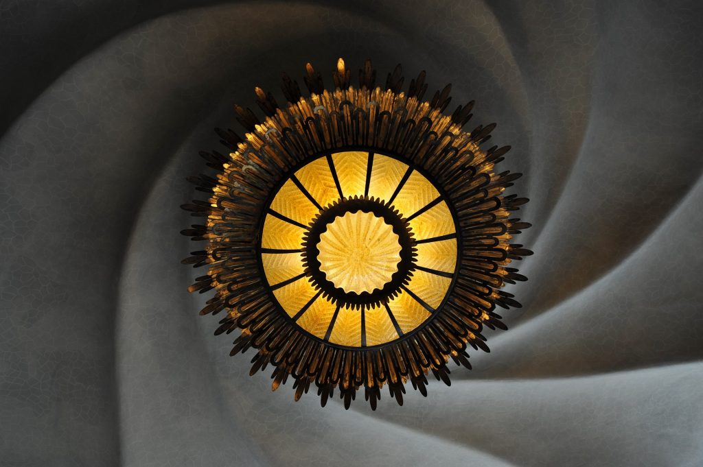 Ceiling in Casa Batllo, Barcelona