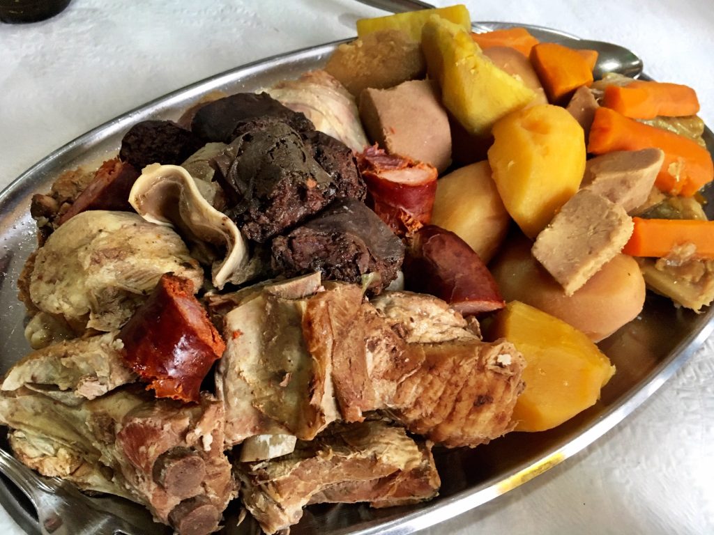 Cozido, a traditional Azorean dish cooked underground