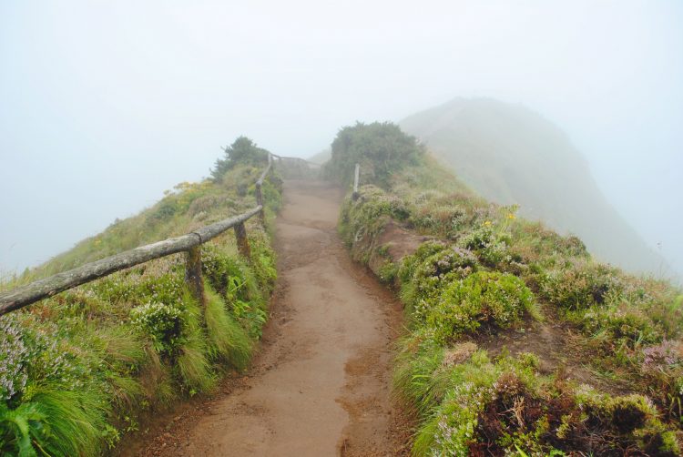 Famous viewpoint in the Azores