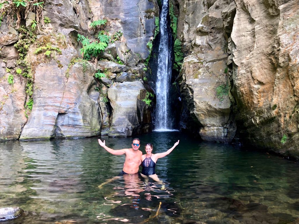 Salto do Cabrito waterfall, Sao Miguel Island, Azores