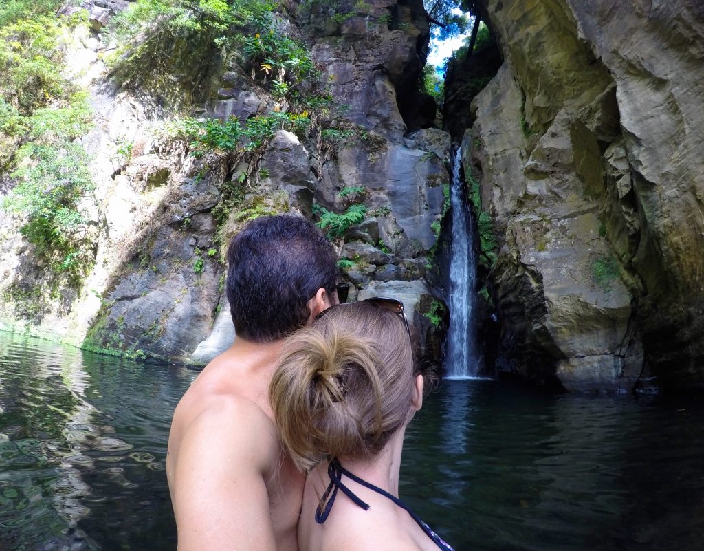 Salto do Cabrito waterfall, Sao Miguel Island, Azores