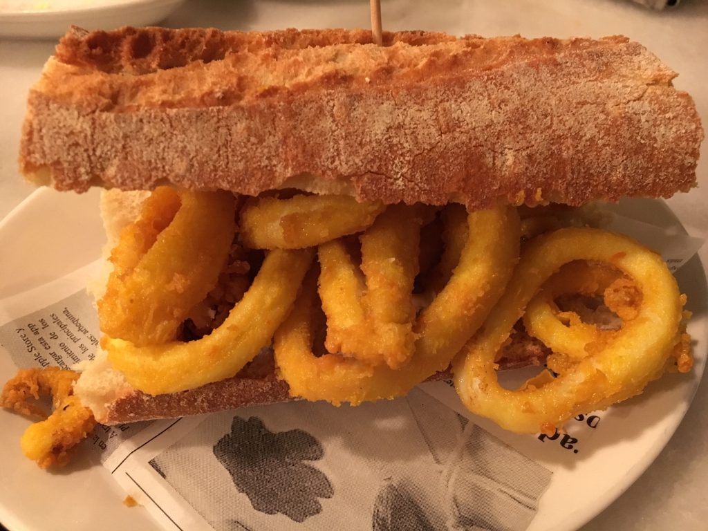 Bocadillo de Calamares in Madrid