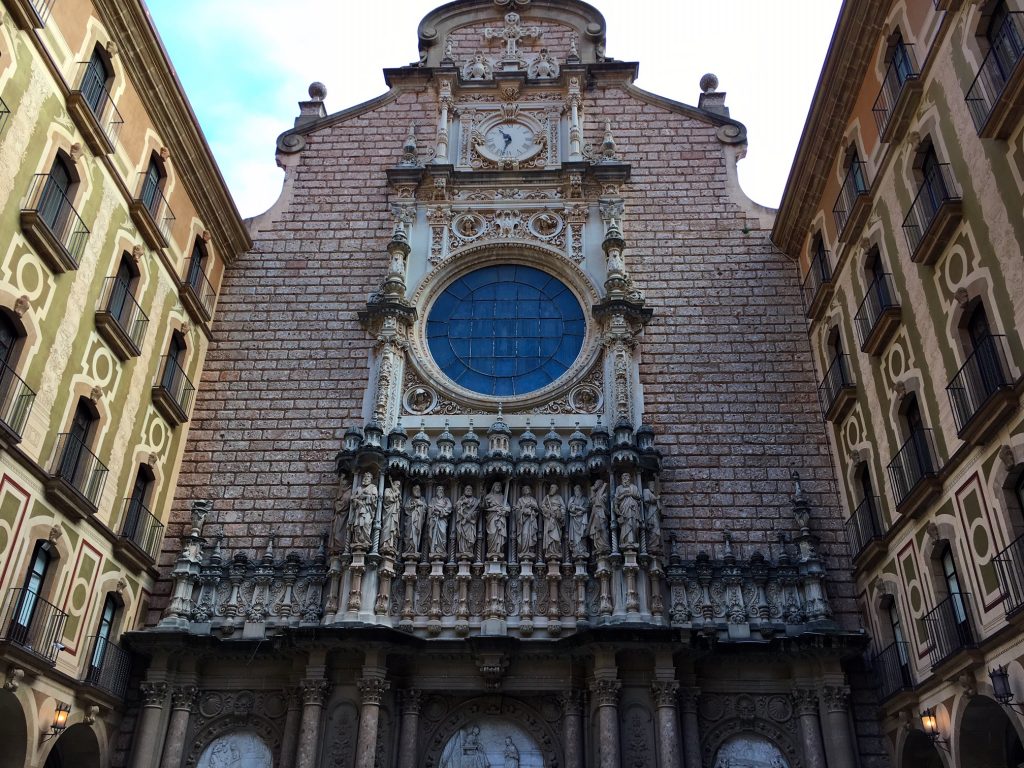 Entrance to the Montserrat Basilica