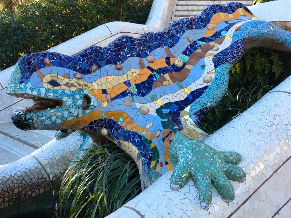 Lizard statue at Park Guell, Barcelona