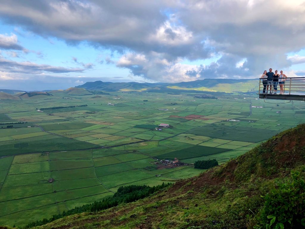 Serra do Cume Viewpoint on Terceira Island, Azores