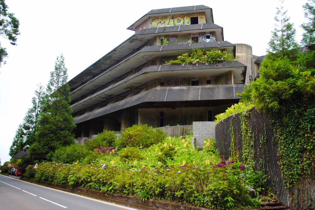 Abandoned Monte Palace Hotel in the Azores