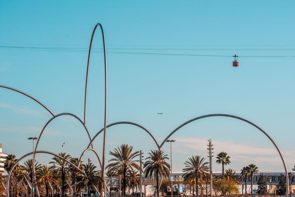 Ride the cable car in Barcelona