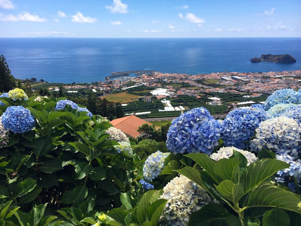 View of Vila Franca do Campo, Azores